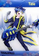 A3 Clear Poster Yasu "WEB Demarquía SHOW BY ROCK!! ~ Kuritsu DO Konegi Kita Gakuen Best Rain Rain Live! ~" C-1 Award