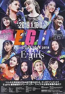 B2販促ポスター E-girls 「Blu-ray/DVD E-girls LIVE TOUR 2018 ～E.G. 11～」