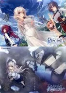 オリジナルA3クリアポスター2種セット キービジュアル/君原結愛 「PCソフト pieces/渡り鳥のソムニウム」 予約者限定配布品