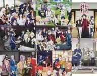 Set of 8 mini posters "Blu-ray/DVD-Box Technologies Continued TOUKEN RANBU HANAMARU" Amazon Purchase benefits