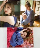 特大海报3种SET(四折)梅泽美波(乃木坂46)blt graph.vol.63别册赠品