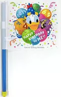 Donald Duck flag "Donald's' Happy Birthday to Me' 2019" Tokyo Disney Resort limited edition