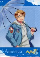 A3 Clear Poster US "Hetalia World ★ Stars WEB KUJI" D-4 Award