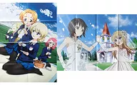 B2 Double Side Poster (8 fold) Set / Funami Yui & 歳納 Kyoko "Girls und Panzer Theatrical Edition / YuruYuri San ☆ Hi!" Megami MAGAZINE November 2015 Additional Volume Appendix