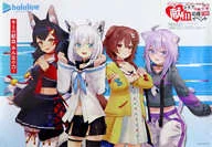 A1ポスター ホロライブ所属VTuber ホロライブゲーマーズ 白上フブキ＆大神ミオ＆猫又おかゆ＆戌神ころね 「コミケ×赤十字」 C99 献血応援イベント 配布品