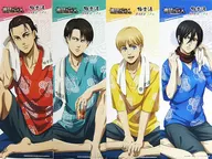 Nobori Design Poster (Small) 4-Piece Set "Attack on Titan x Gokurakuyu Co., Ltd. SENTO SPA You can't win without rest. Bathers ~ The RAKUTEN Seazon ~ Limited to online shops