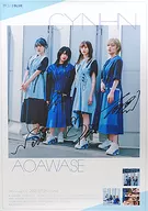 直筆サイン入りB2ポスター CYNHN 「CD AOAWASE FC会員限定 群青盤(初回限定盤A)」 購入特典