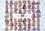 A2 clear poster collection "CD THE IDOLM@STER MILLION THE @ TER WAVE 01 Flyers! [with Blu-ray]" Animate store Purchase benefits