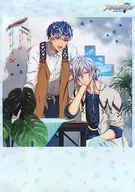 A3 Clear Poster Re : Vale "CD Idolish seven Re : Vale Cocoro, Halle Harere" Animate Purchase benefits