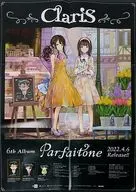 Original Notice Poster CLARiS "CD Parfaitone" Supporting Store Purchase Privilege