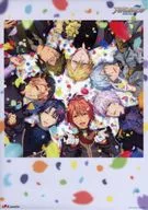 A3 Clear Poster IDOLiSH7 "C. D. Irish Seven Mellow Blue" Animate Purchase benefits