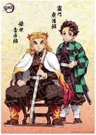 A3 Clear Poster C. Tanjiro Kamado & Kyojuro Rengoku "Demon Slayer: Kimetsu no Yaiba"