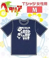 Hetaria Axis Powers Shirt (Navy / M size for women)