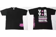 七森中☆りさいたる(ピンク) Tシャツ ブラック Mサイズ 「ゆるゆり 七森中♪りさいたる」