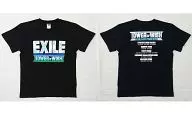 Exile TOWER OF WISH Tour T-shirt navy blue M size "Exile LIVE TOUR 2011 TOWER OF WISH ～"