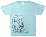 [単品] 東雲皐月 アニメ設定画Tシャツ ブルー Lサイズ 「恋と選挙とチョコレート コミケ82限定グッズセット」 C82グッズ