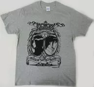 B Pattern. Mikasa & Sacha Graphic T-Shirt 02 Gray M Size "Shingeki no Kyojin"
