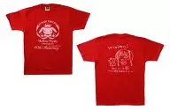 Yukari Tamura (10th Anniversary) Yokohama Venue Limited Anniversary T-shirt Red L Size "Official Fan Club Mellow Pretty Presents Fan Club Event 2011"