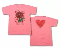 草间弥生×大野智(岚)设计自行车T恤粉色LL尺寸