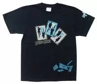 Gathered T-Shirt Black M Size "Saiyuki + WILD ADAPTER Dice & Guns"