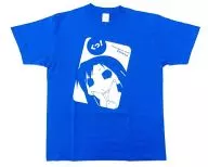 [単品] ちひゃー Tシャツ ブルー Lサイズ 「ぷちます! Tシャツ＆マフラータオルセット”ちひゃー”」