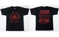 Nana Mizuki T-Shirt Black M Size "NANA SUZUKI LIVE FIGHTER 2008 ~ RED SIDE ~"