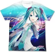 初音未來V3全圖案T恤ver.2.0白色L尺寸