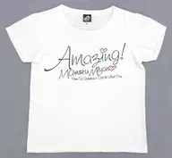 Mamoru Miyano T-shirt C white L size "MAMORU MIYANO LIVE TOUR 2015 ～ AMAZING! ～" limited to Nippon Budokan performance