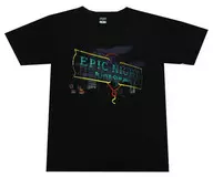 B'z Tour T-Shirt negro tamaño L "B'z LIVE - Gym 2015 -EPIC NIGHT -"
