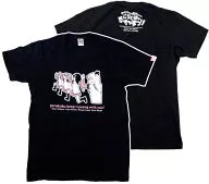 Gathered Nachu Festival T-Shirt Black L Size "Yuru Yuri ♪ ♪ Summer! Festival! All Gathered └(σ ∇ σ)" Gorakubu ☆ Nachu Festival "