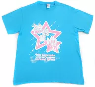 Kagurazaka Yuka (Yukari Tamura) T-Shirt Blue M Size "Yukari Tamura LOVE LIVE 2013 Autumn * Caramel Ribbon *"