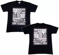 GLAY T-shirt preta "HAPPY SWING apresenta GLAY COUNT DOWN LIVE IN MESSE" COME TOGETHER "