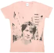 Hiroshi Nagano T-Shirt Pink "V6 LIVE TOUR 2008 VIBES"