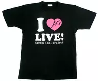 I LOVE LIVE! Tシャツ ブラック Lサイズ 「ラブライブ! μ’s New Year LoveLive! 2013」