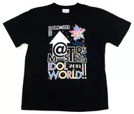 Idol Master (Day2) Official T-Shirt Black L Size "THE IDOLM@STER M @ STERS OF IDOL WORLD! 2015"