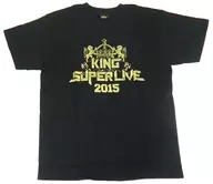 T-Shirt A Black XL Size "KING SUPER LIVE 2015"