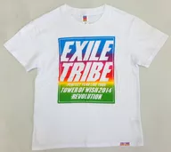 EXILE TRIBE THE REVOLUTION旅行T恤白色S码