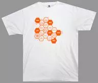 Hidamariso Member T-Shirts, White L Size "Sunshine Sketch Super Hida Festival in Nippon Budokan"