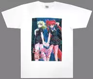 [A la carte] Weiss & シャルラッハロート Fighting with a certain institution (ウァルキュリヤ) T-shirt White L size "Arcanaheart Booklet #2A" Tiny Little Dreams "set" Online Exum Club Festival #2 limited