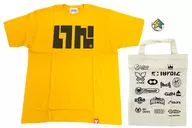 イカロゴTシャツ(トートバッグ+缶バッジ付き) マスタード XLサイズ 「Splatoon(スプラトゥーン)」