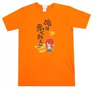 ルーク・フォン・ファブレ 公式筆文字Tシャツ オレンジ Lサイズ 「テイルズ オブ ジ アビス」 テイルズ オブ フェスティバル 2014グッズ