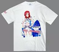 西木野真姫 オリジナルコラボTシャツ ホワイト XLサイズ 「PACIFIC RACING TEAM×ラブライブ!」 第3期ver.2 個人スポンサーコース特典