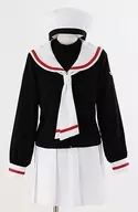 Uniforme da Escola Primária de Tomoeda (uniforme de inverno feminino), preto e branco, tamanho M "Card Captor Sakura"