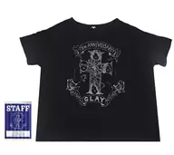HISASHIプロデュース スイート・フテネコ・オブ・グレイ ビッグTシャツ(ステッカー付) ブラック Mサイズ 「GLAY ARENA TOUR 2014-2015 Miracle Music Hunt」