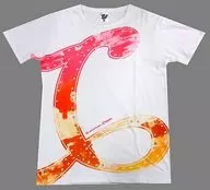 B'z T-Shirt White M Size "B'z LIVE-GYM 2011 -C' mon -"