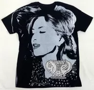 Ayumi Hamasaki TEAM MESSAGE collaboration T-shirt black M size "ayumi hamasaki COUNTDOWN LIVE 2009-2010 A ~ Future Classics ~"