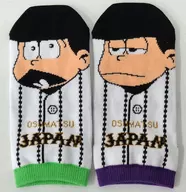 Choro Matsu & Hitomatsu Socks 23-25 cm "Samurai Japan x Osomatsu san" Samurai Japan Online Store Limited