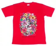 百田夏菜子(ももいろクローバーZ) Tシャツ レッド XLサイズ 「MOMOIRO CLOVER Z DOME TREK 2016 “AMARANTHUS/白金の夜明け”」