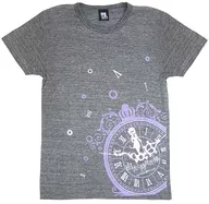 Yui Horie Time Thief T-Shirt Gray M Size "Yui Horie Best Live ～ Yui and Time Thief ～"