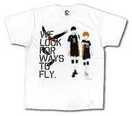 Haikyu!! High School T-Shirt white M size "Secondary Season"